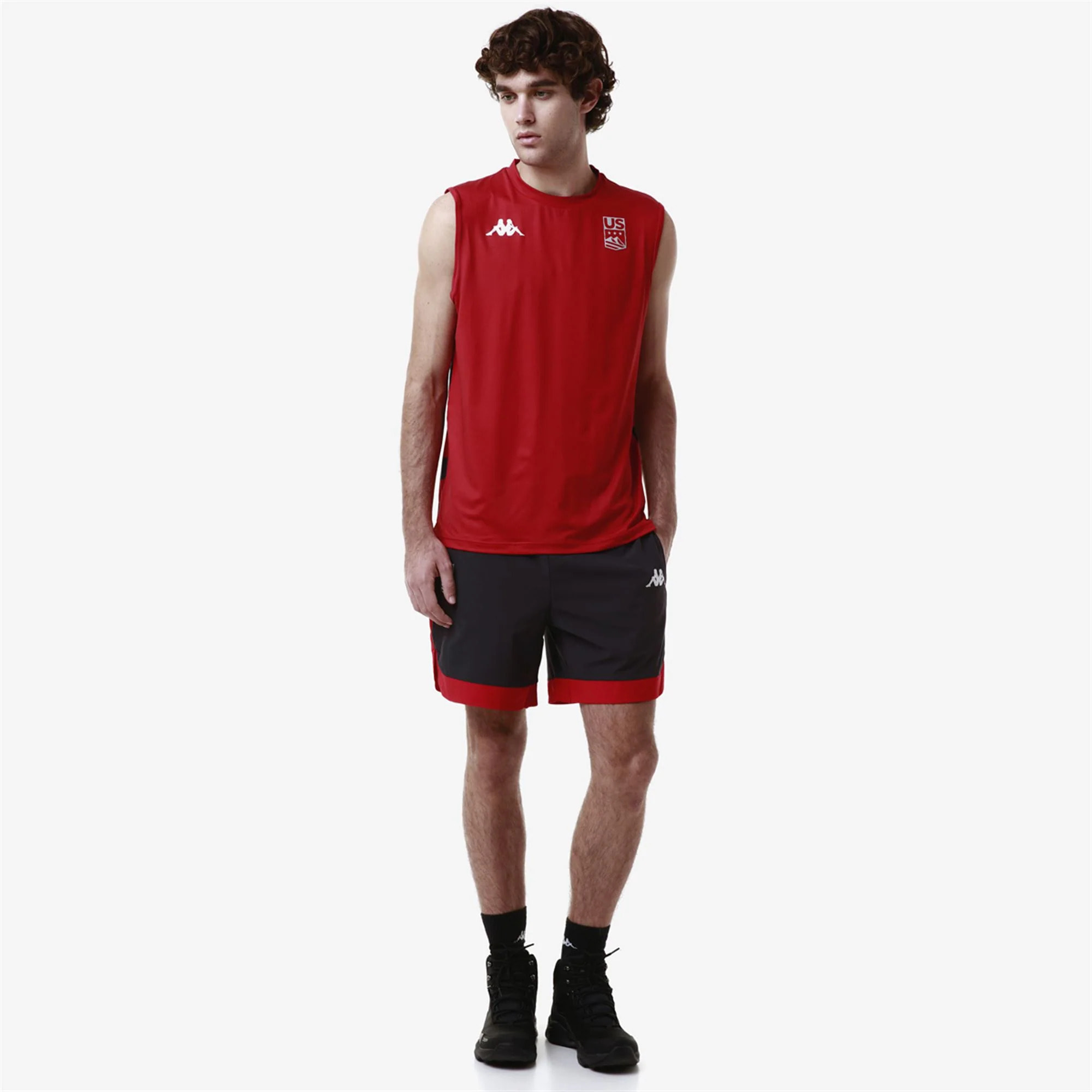 Kappa - T-Shirts & Top Uomo Rosso - Kombat Drideg Us