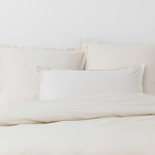 Parure de draps 100% Coton Uni Safran - Essentiel