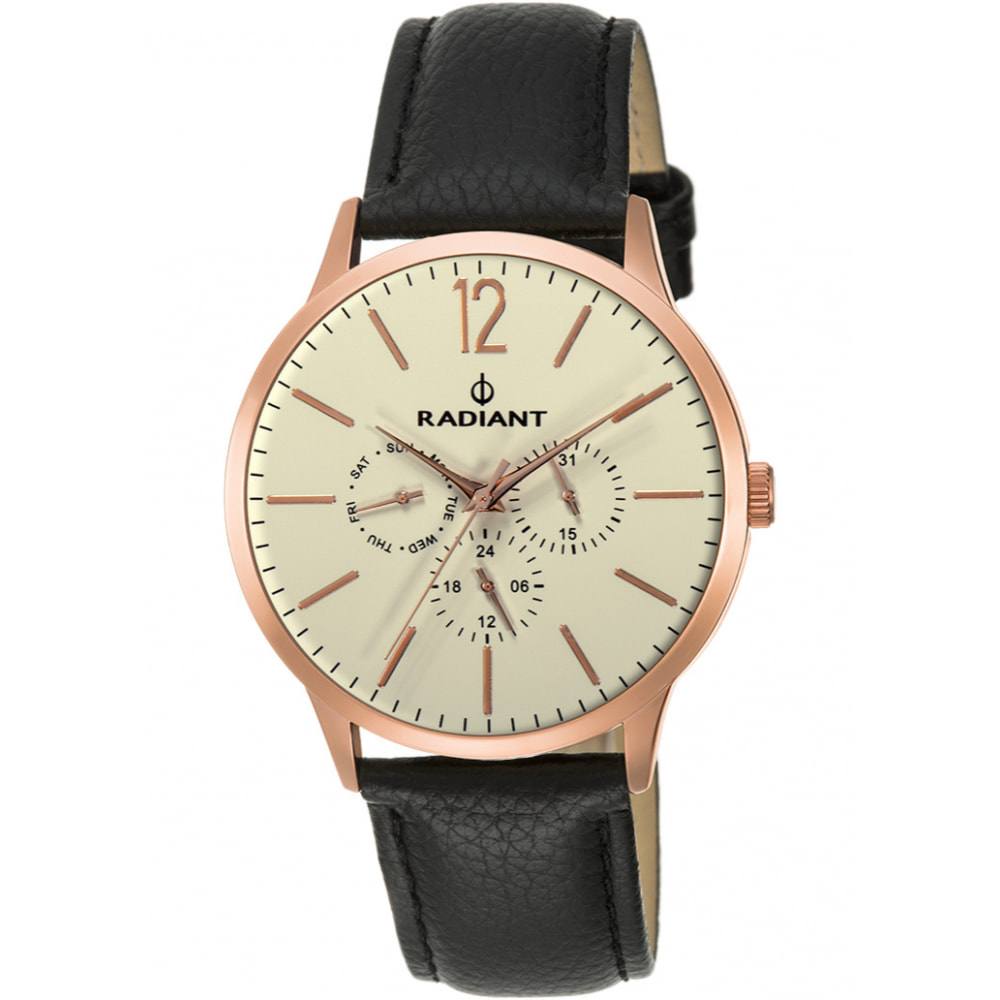 Reloj Radiant RA415605 Hombre Analogico Cuarzo con Correa de Piel