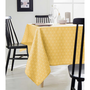 Nappe Rectangulaire 'Scandinave' - Jaune tournesol