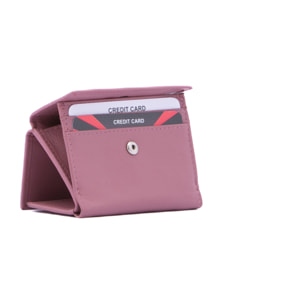 Portafoglio  da donna ecopelle Prodotto Vegano 10x7,5x2 cm