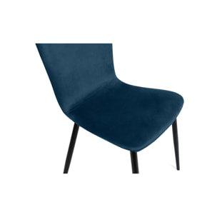 Chaises Manon - Bleu canard