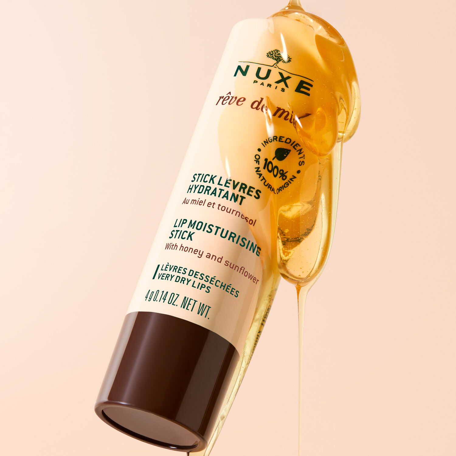 Rêve de Miel®  - Stick lèvres hydratant - Lèvres desséchées ou abîmées - 4g