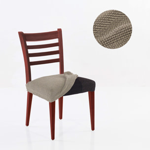 Funda Super Elástica para ASIENTO de SILLA pack2 unidades modelo HELENA