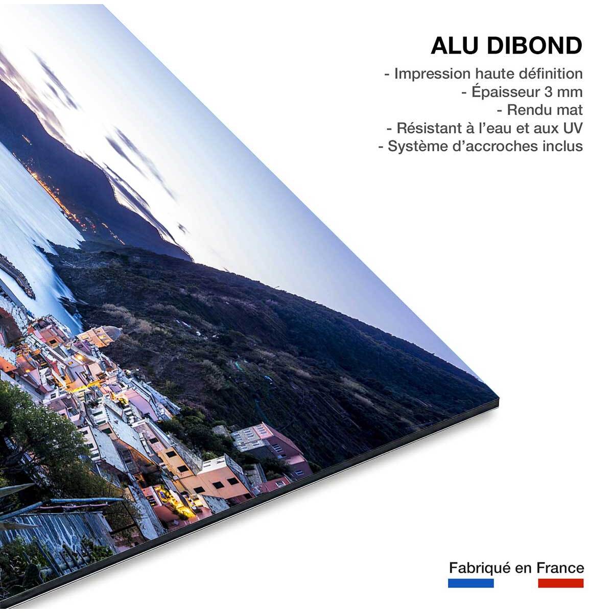 Tableau vernazza italie Tableau alu Dibond