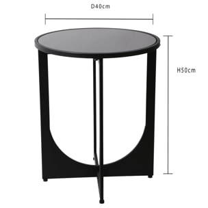 Tavolo rotondo - 40,5xH48x40,5cm - Pezzi 1 - Bianchi Dino SpA