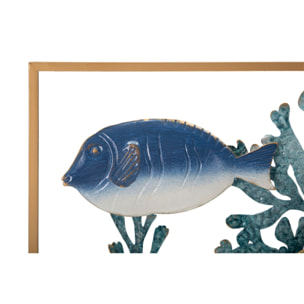 PANNELLO IN FERRO FISH CM 50,2X3,8X50,2