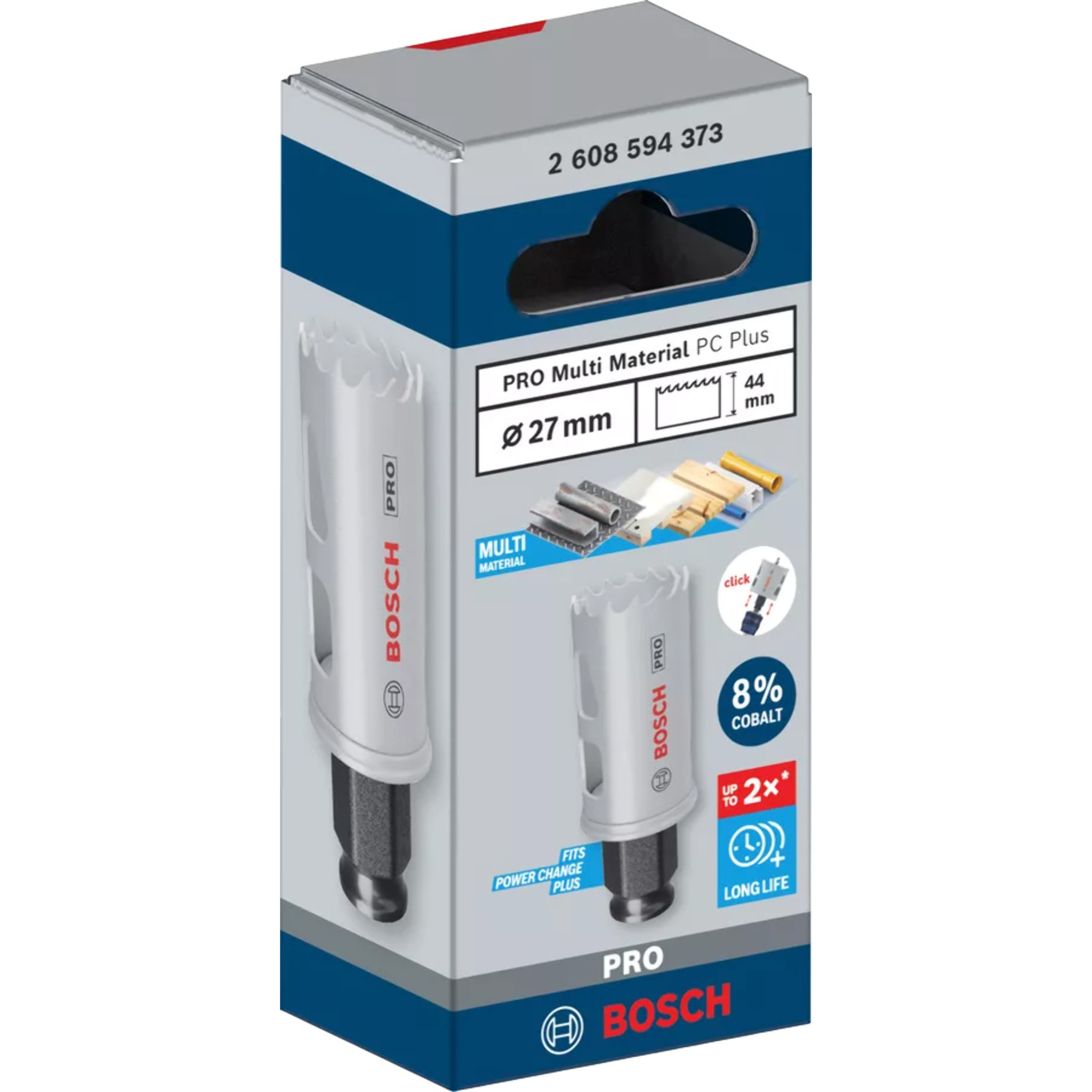 Scie trépan PRO Multi Material Power Change Plus - BOSCH - D.27