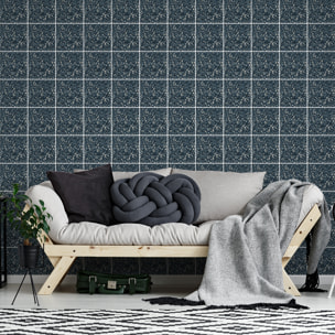 Stickers muraux - Sticker Mural Carrelage adhésif Cuisine Salle de Bain - 60 STICKERS CARRELAGES TERRAZZO MILA