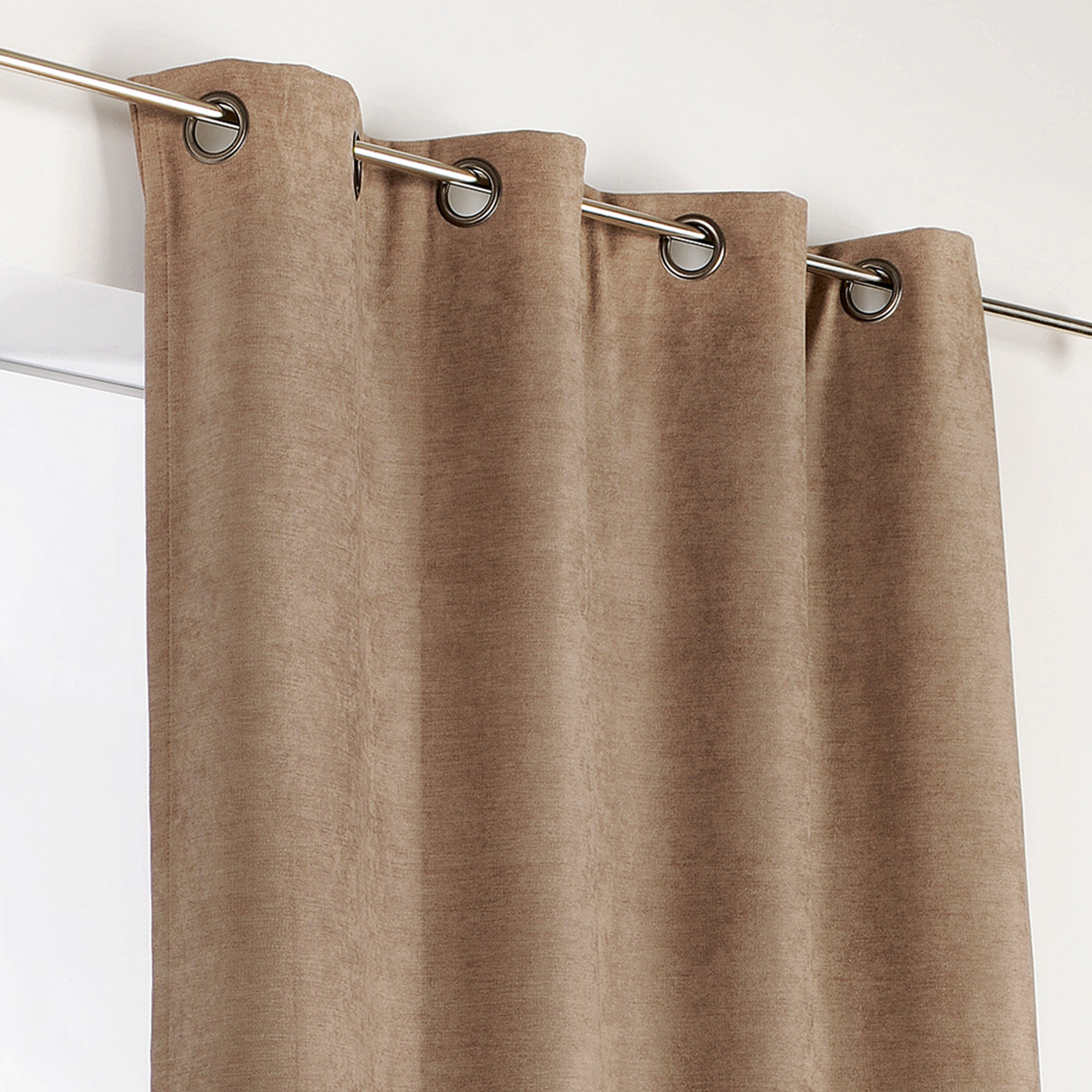 Rideau Alaska isolant et 100 % occultant - Beige
