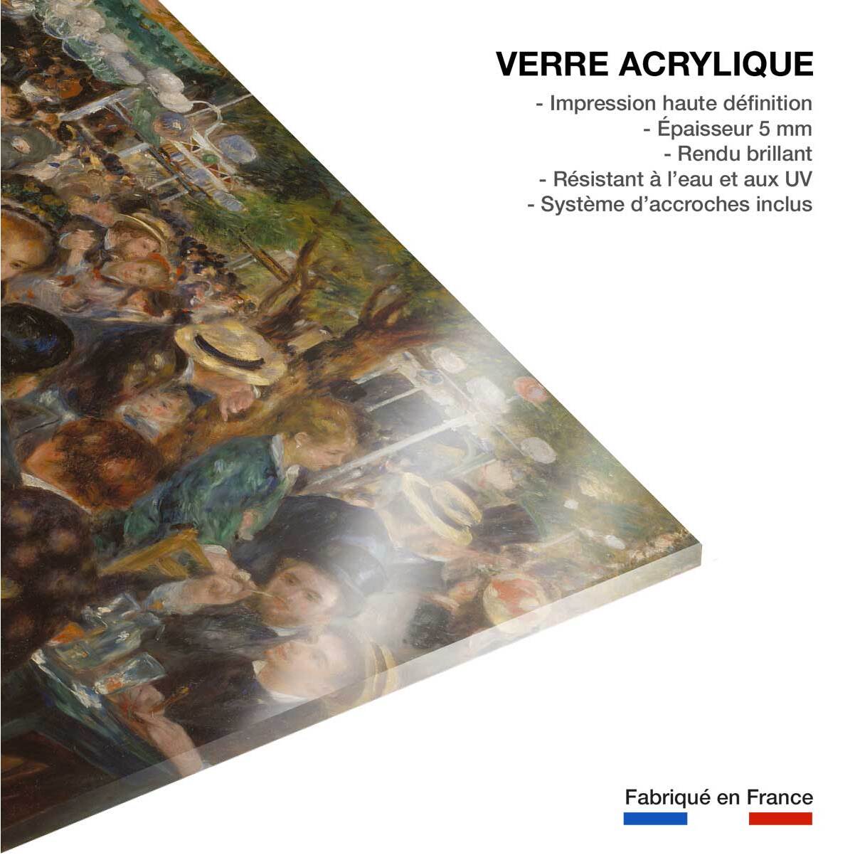 Tableau Auguste Renoir -Le Bal du moulin de la galette Tableau plexiglas