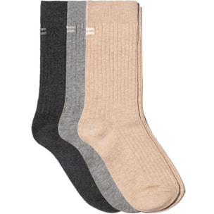 Calcetines Unisex Rib Socks 3 Pack Multicolor