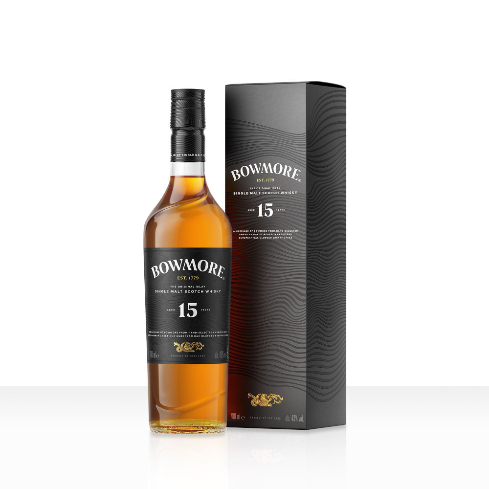 Bowmore 15 ans Islay Single Malt Scotch Whisky Tourbé Écossais | 43% vol | 70cl