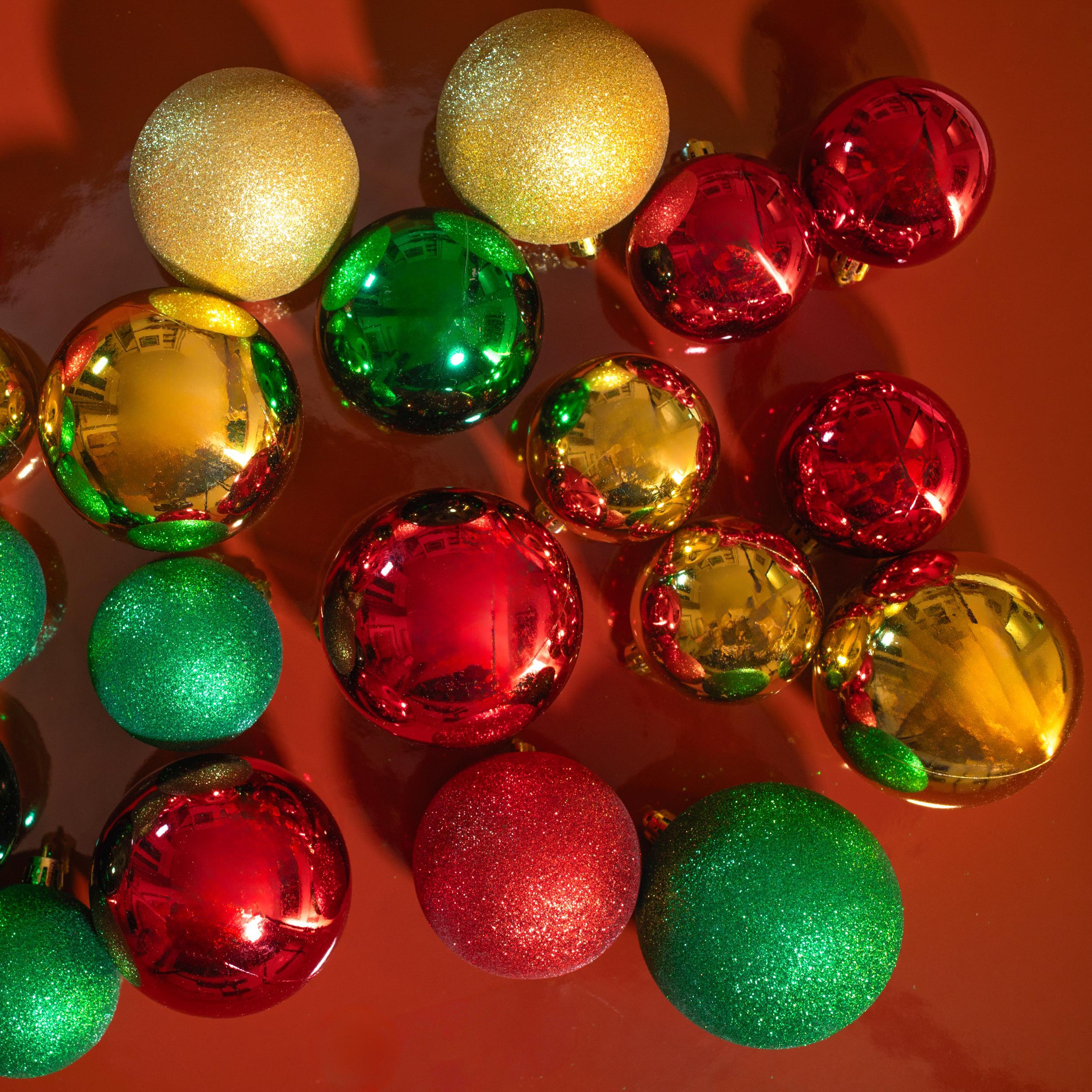 Sfere Natalizie - Pezzi 4 - 5xH3x4cm - Bianchi Dino SpA