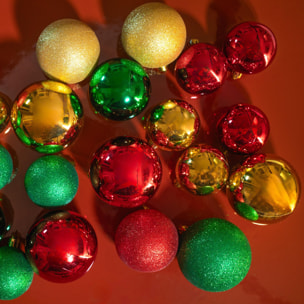 Sfere Natalizie - Pezzi 4 - 5xH3x4cm - Bianchi Dino SpA