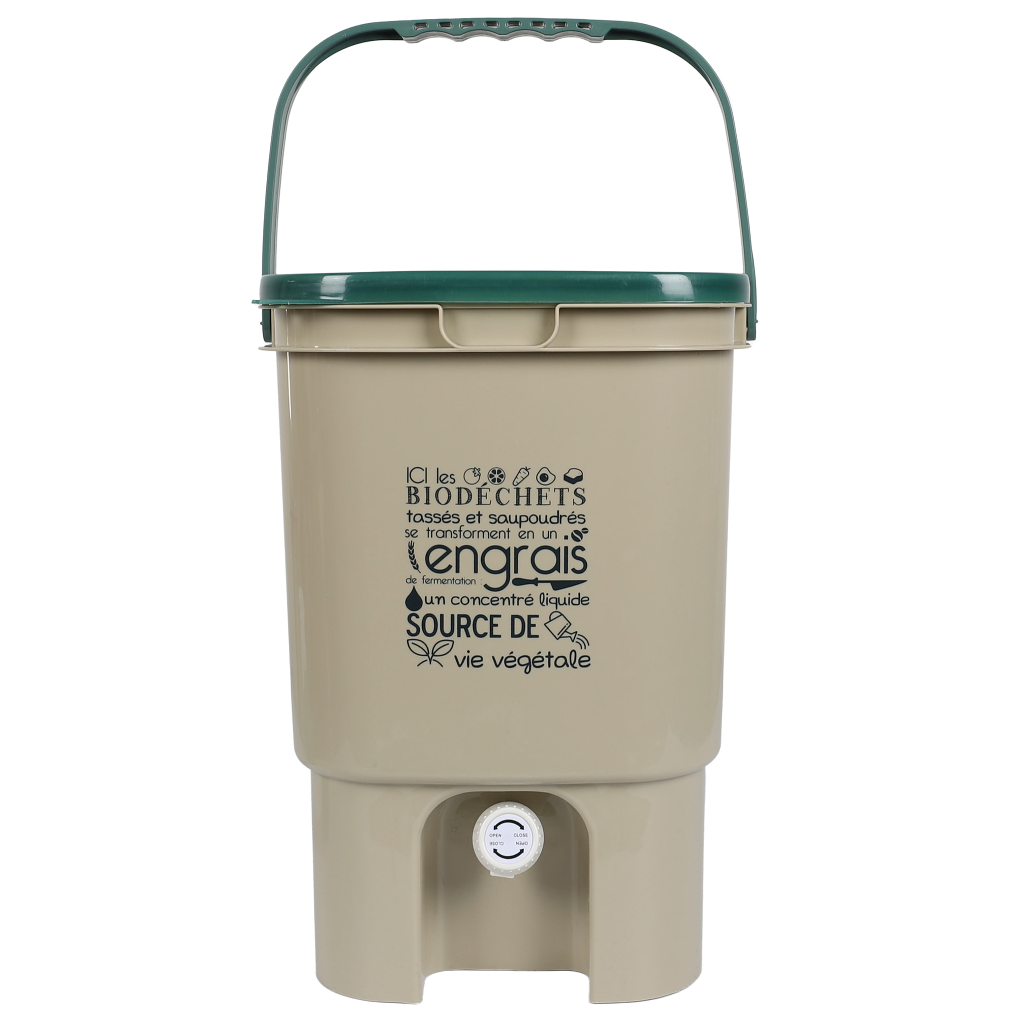 Composteur De Cuisine Avec Robinet Et Spray M2