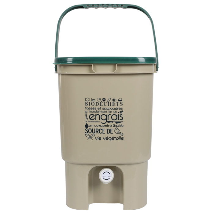 Composteur De Cuisine Avec Robinet Et Spray M2