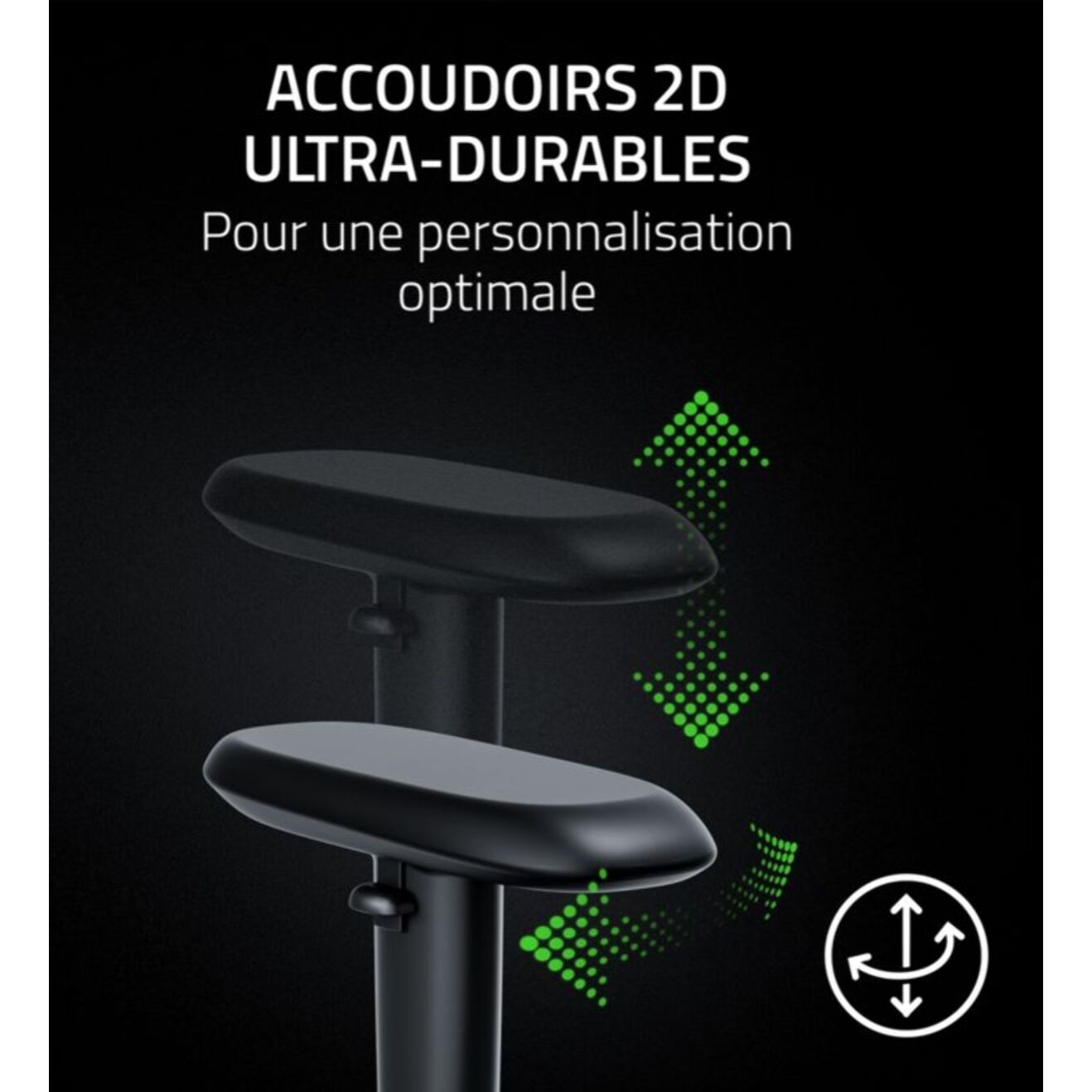 Chaise gaming RAZER Iskur V2 X NewGen Black/Green