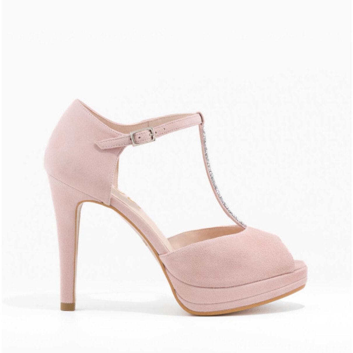 SANDALIAS DE NOVIA ROSAS PAULI