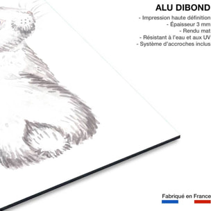 Tableau enfants pour le lapinou  Tableau alu Dibond