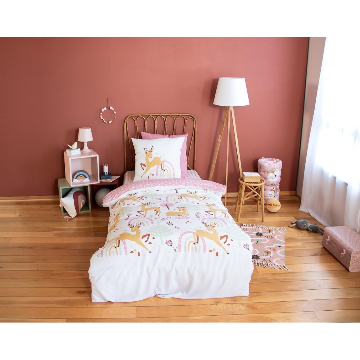 Parure de lit enfant 100% microfibre - BAMBINA