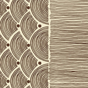 Papier peint, graphisme ethnique Intissé