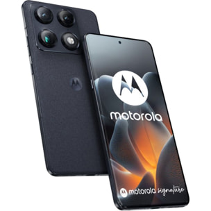 Smartphone MOTOROLA Pack Signature 5G 512Go Bleu + Moto Sound Flow + Watch Motorola Noir