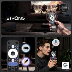 Clé STRONG Leap-Una + Stick Android TV FHD