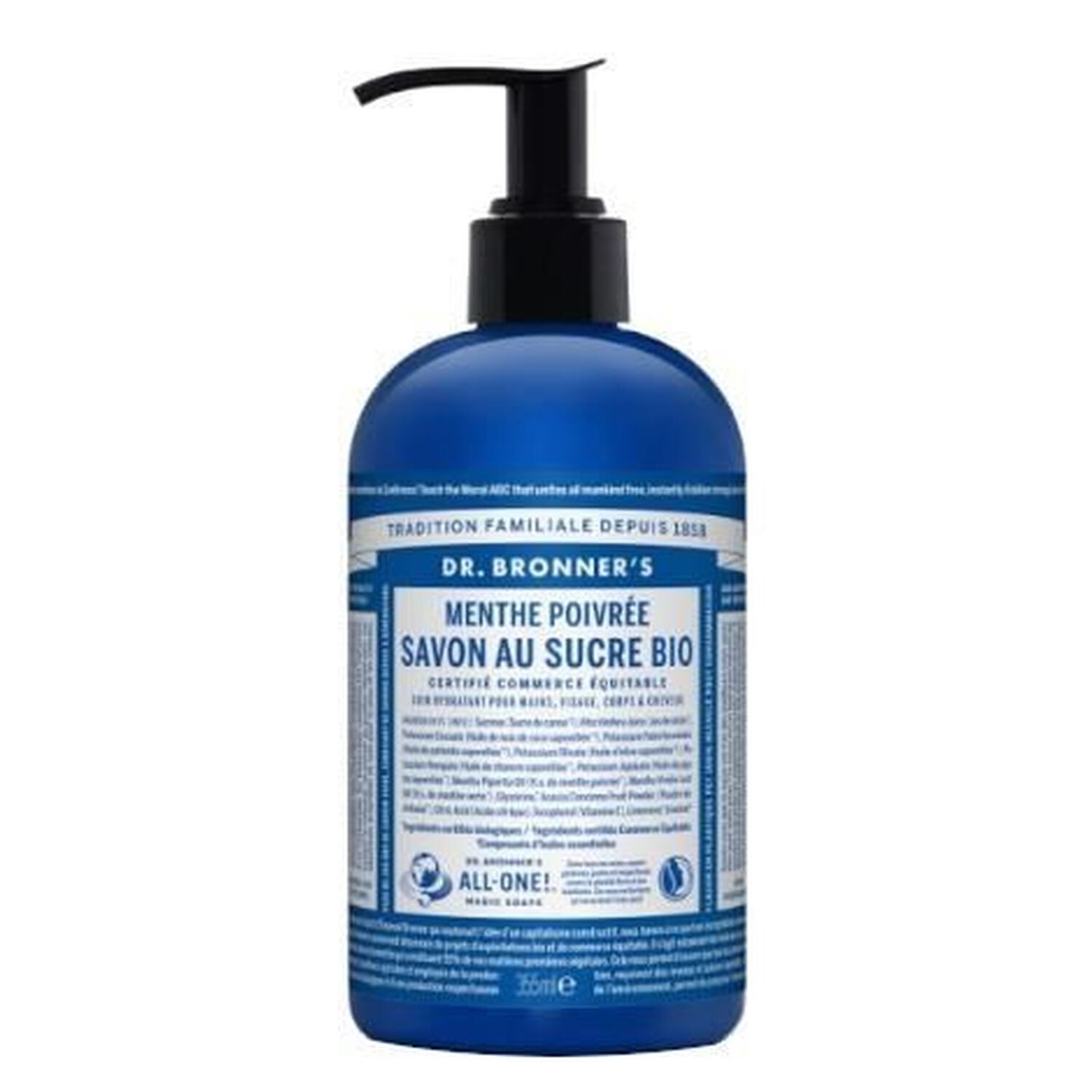 Savon au Sucre Bio - Menthe Poivrée 355 ml