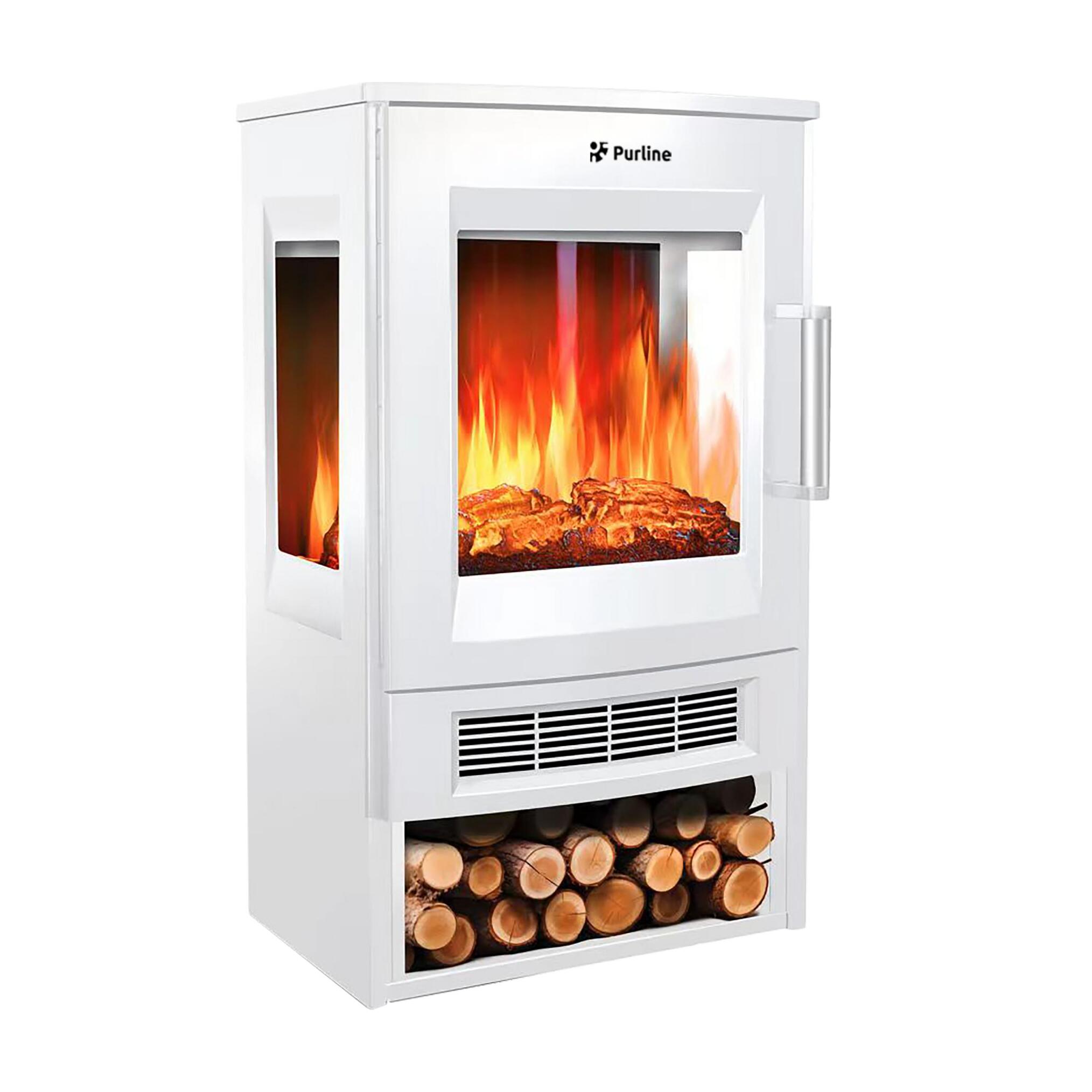 Estufa eléctrica grande de suelo con control WiFi por App CHE-720 W PURLINE 1800 W