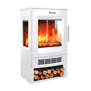 Estufa eléctrica grande de suelo con control WiFi por App CHE-720 W PURLINE 1800 W
