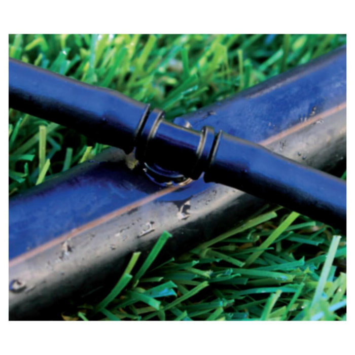PLANETA HUERTO | Te Microtubo 4 mm 10 Unidades – Te Microtubo Conectores de Riego por Goteo para Derivar Ramales, Unir Microtubos o Dividir Líneas de Agua en Sistemas de Riego Doméstico