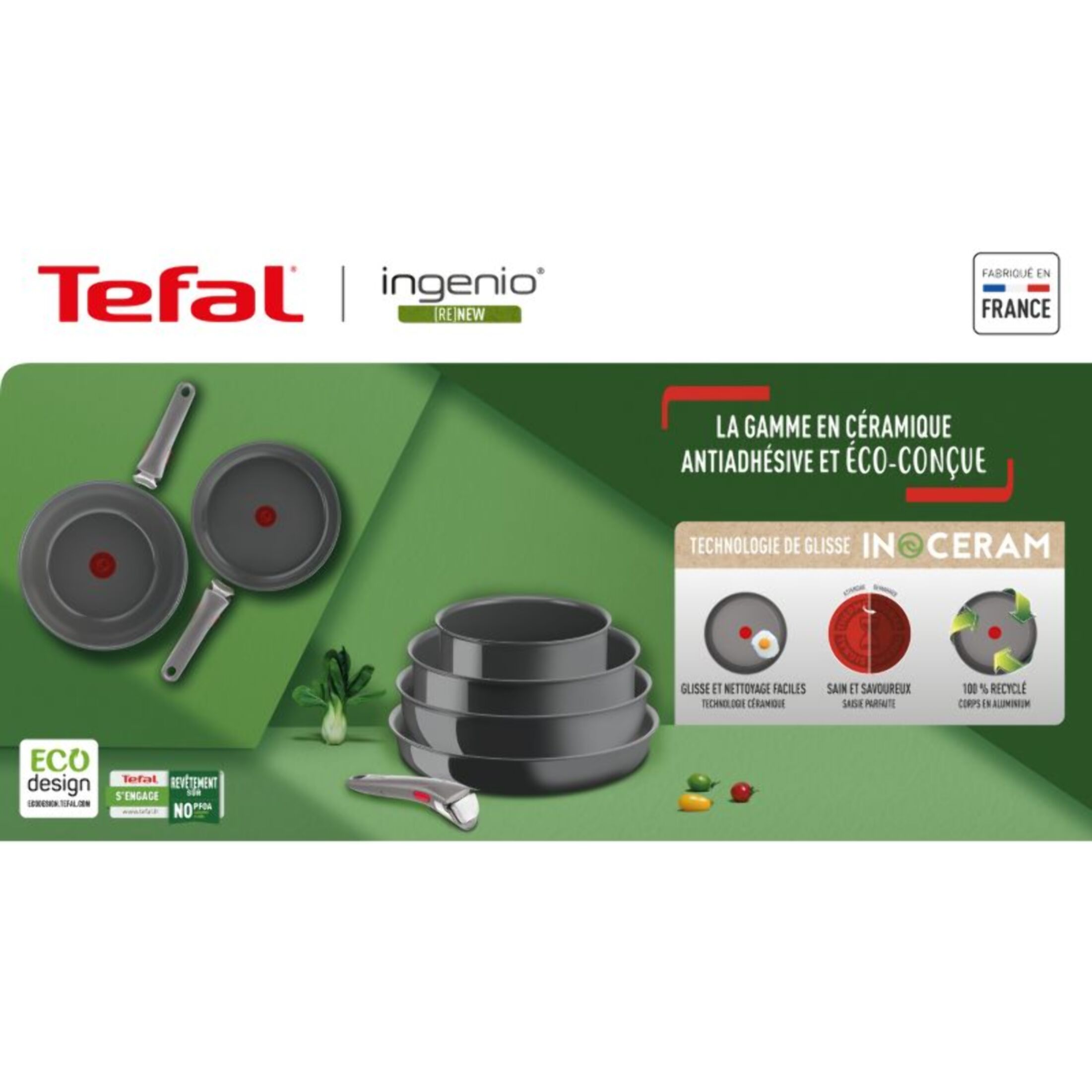 Sauteuse TEFAL Ingenio Renew 20cm L2603002