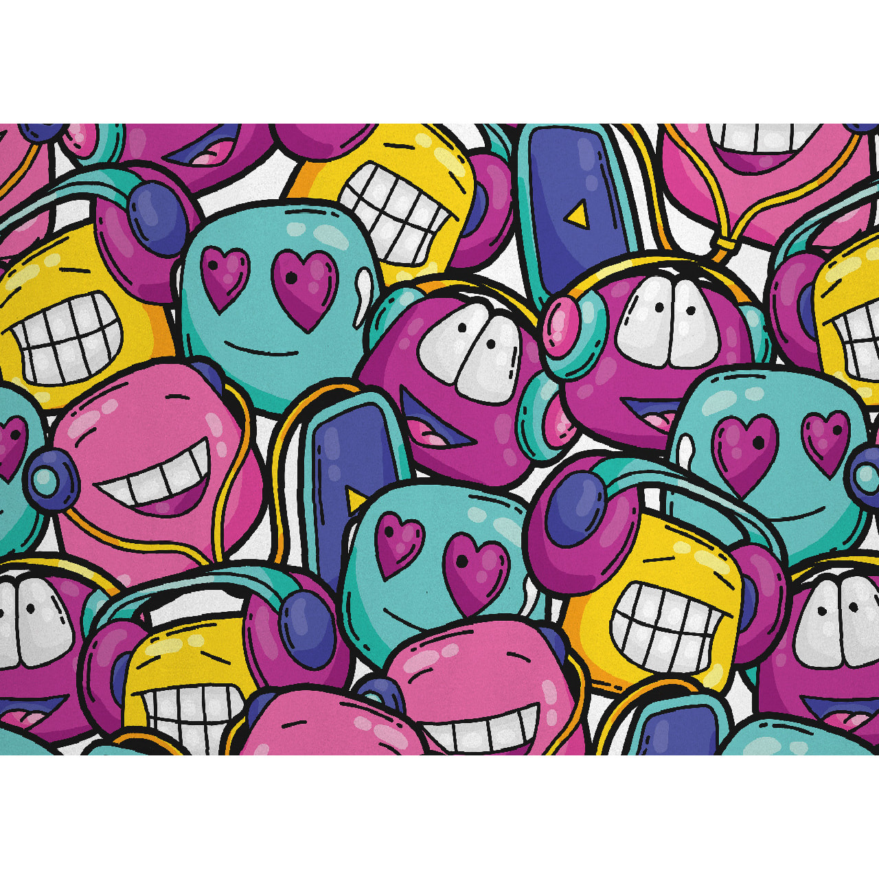 Copripiumino 100% Cotone Freestyle Pop