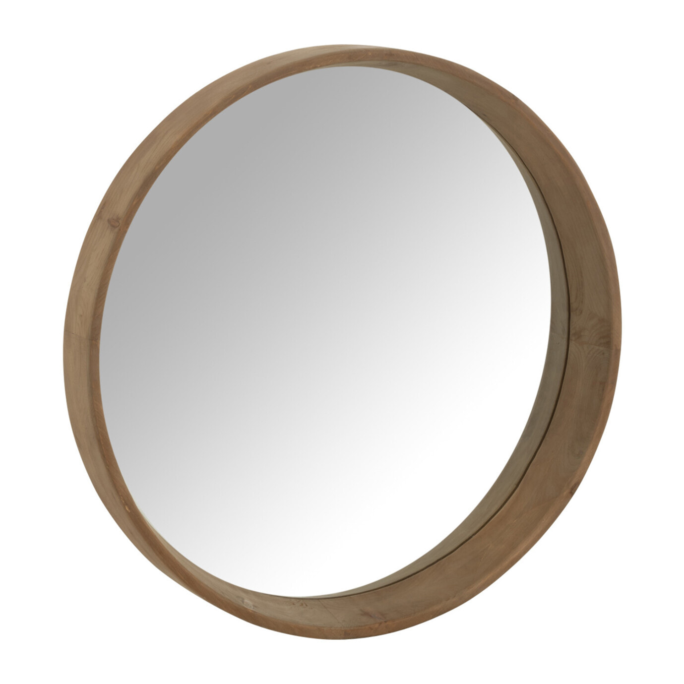 J-Line miroir Mural Wall Mirror - bois - beige clair - small