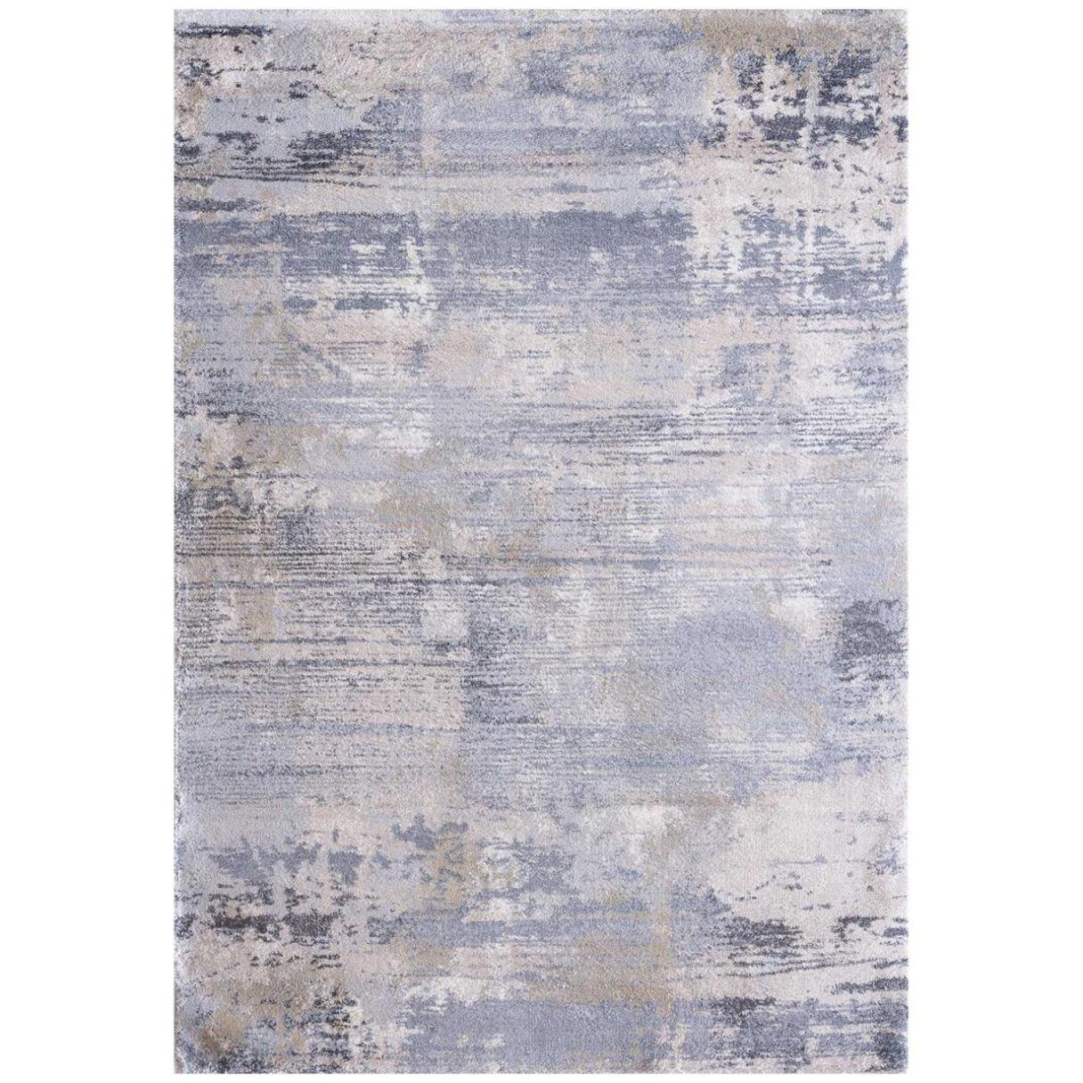 Tapis salon et chambre tissé motif faux uni GUJE