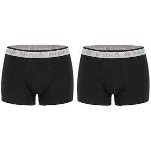 Pack 2 boxer reebok en color negro para hombre