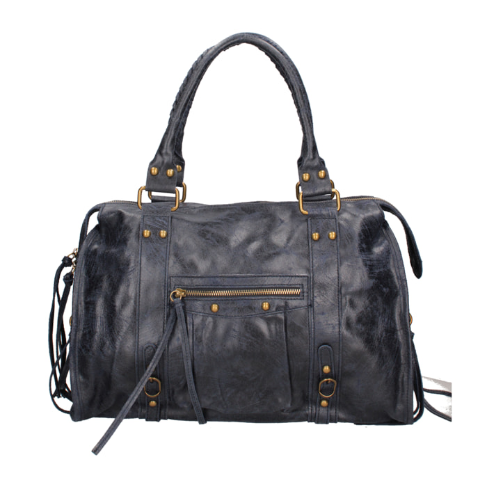 Borsa a spalla da donna - Modello Elara - Vera pelle - 41.0 x 28.0 x 13.0 cm