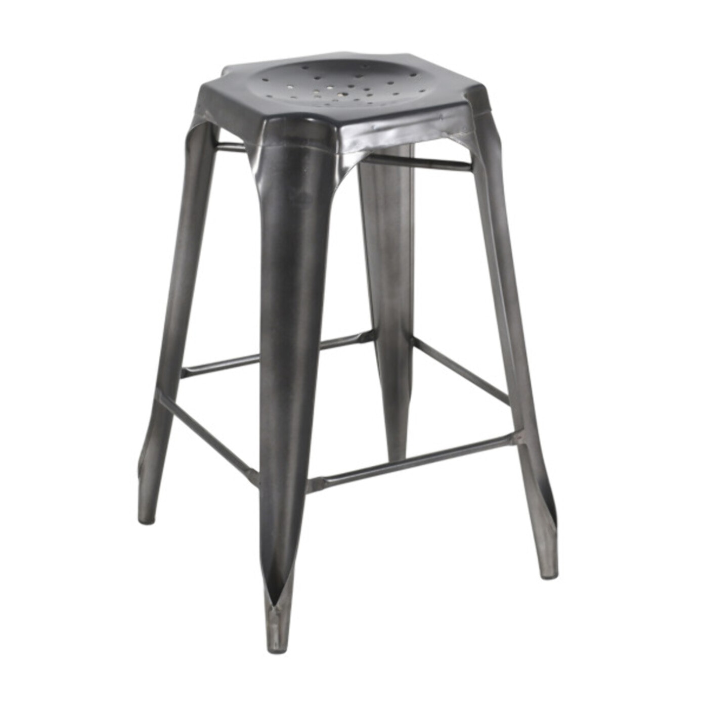 Tabouret de bar en métal au style industriel - STEAL