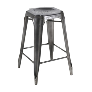 Tabouret de bar en métal au style industriel - STEAL