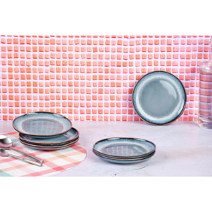 Assiette GENESIS Ø16,5cm - 6 pièces - Mer