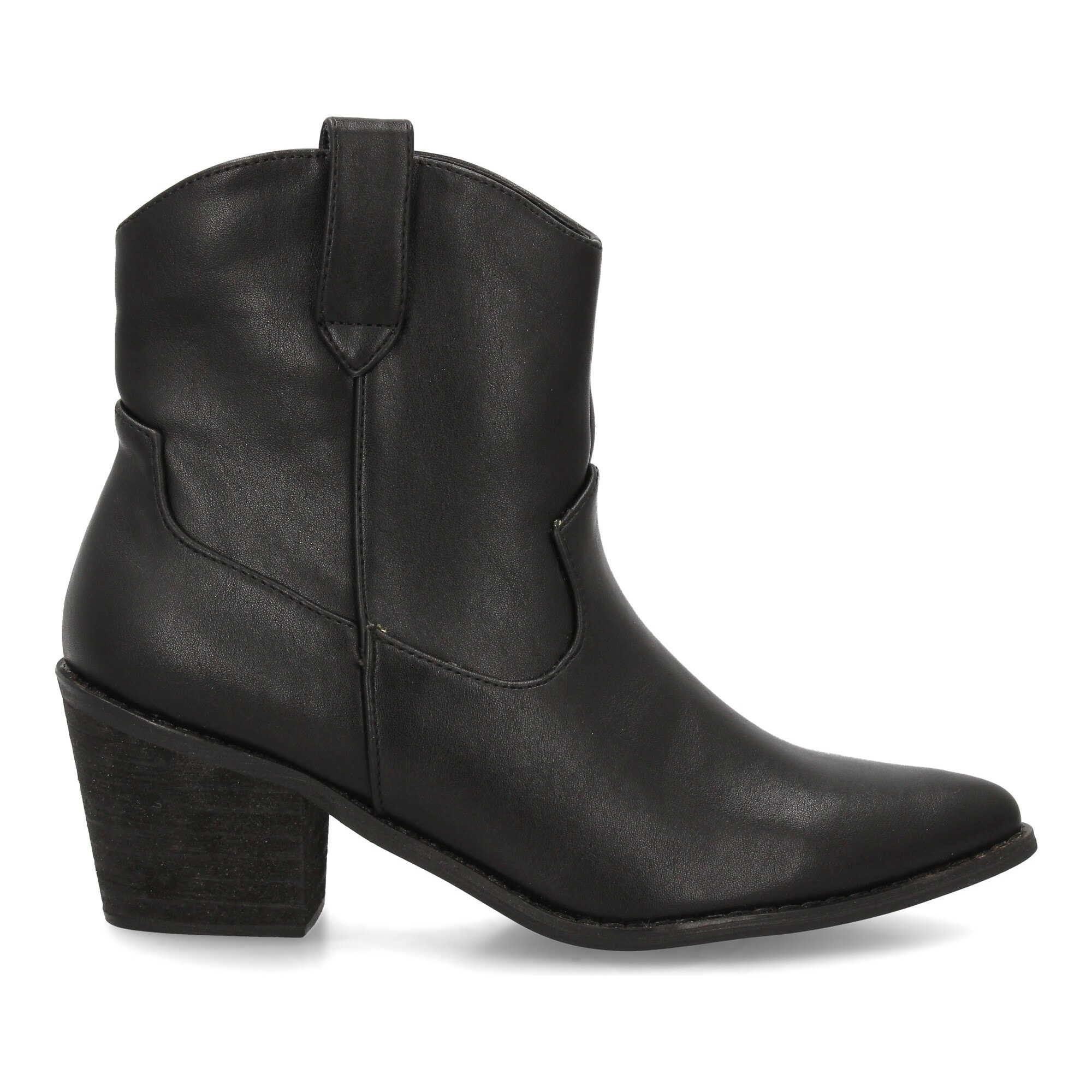 Botín cowboy baja para mujer.