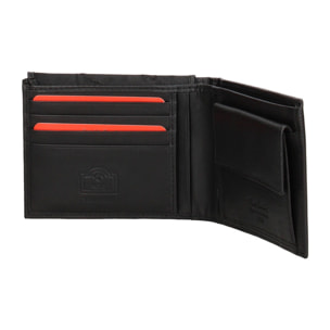 Portafoglio uomo in vera pelle - Modello Erevan Nova - Casual - 12.5 x 9.0 x 2.0 cm