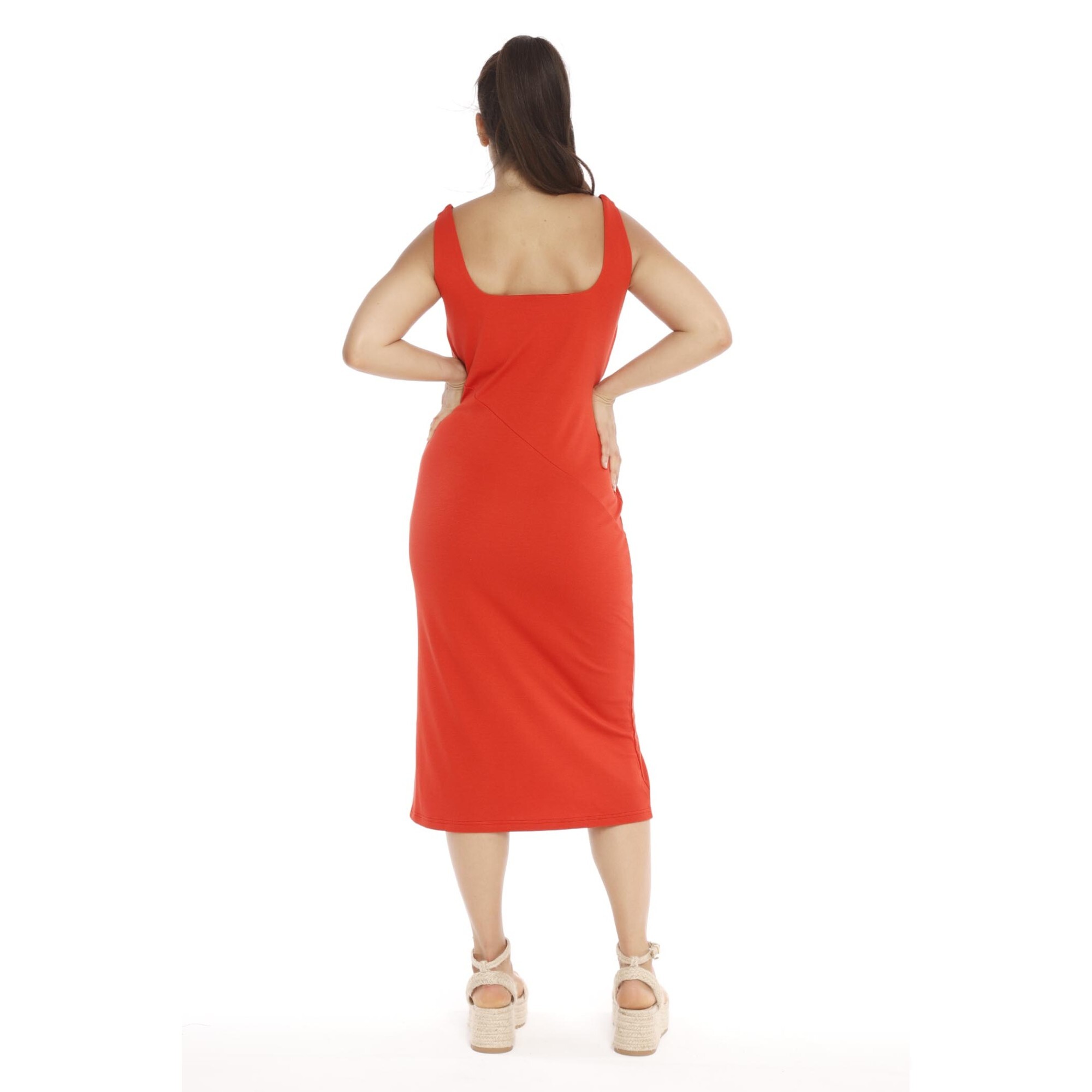 Mamatayoe Vestido Cucurbita Para Mujer, Rojo