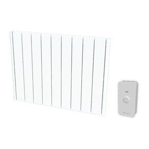 Radiateur électrique LCD céramique blanc 2000W connecté