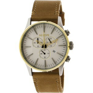 Reloj Nixon A4052548 Hombre Analogico Cuarzo con Correa de Piel