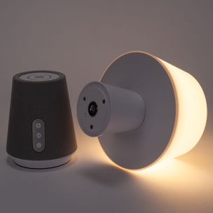 FORLIGHT Lámpara de Sobremesa George LED 6W, Temperatura de Color Ajustable 3000-5000K, Función Touch Dimming