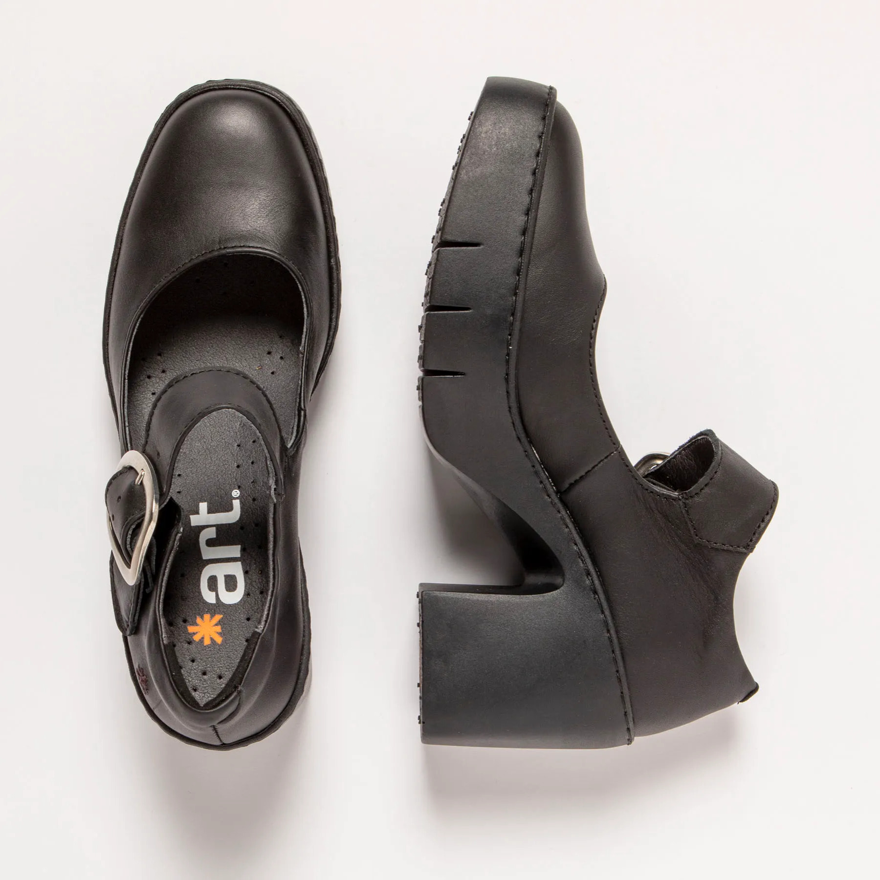 Zapatos con tacón 1653 NAPPA BLACK/SOFIA color Black