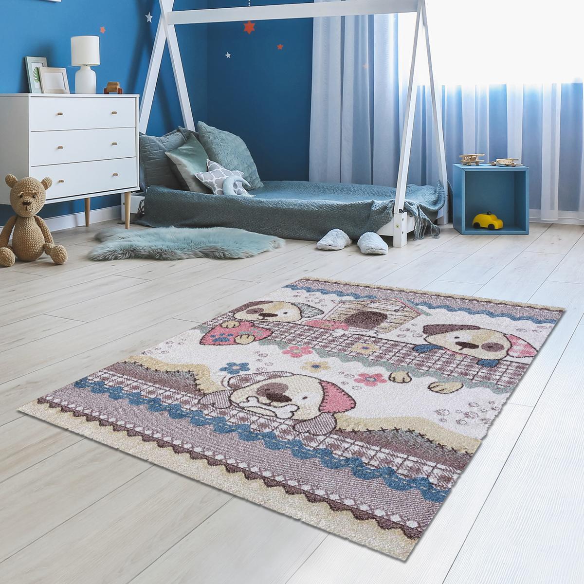 Tapis enfant tissé LUCI