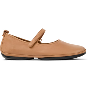 Ballerini - CAMPER Right Nina - Beige - Pelle liscia